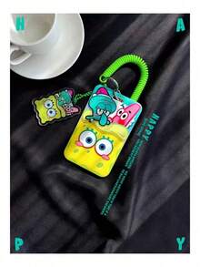 1pc Original SpongeBob SquarePants Card Holder, Student ID/Bus/Metro Card Case - Multicolor - View 1