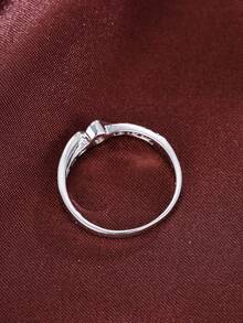 1pc Minimalist Luxury Dual-Track Wrapped Design Everyday Versatile Ring Accessory - Ring - View 6