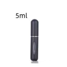 Refillable Mini Perfume Bottle Portable Cosmetic Bottle Spray Bottle Atomizer Spray Container Travel Refillable Bottles 8ml /5ml - 5ml Màu đen mờ - Xem 2