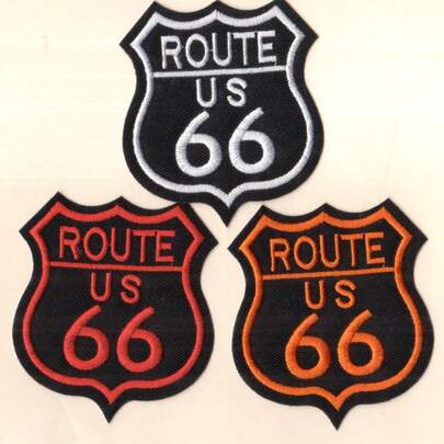 3pcs Exquisite Embroidered Patches, DIY Denim Jacket Decorative Appliques, Iron-On Or Sew-On