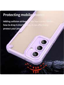 Funda para Samsung Galaxy S24 FE 5G Protectora Case Uso Rudo, Reforzada en Las Esquinas, Antideslizante, Resistente a caídas, Borde TPU y Panel Trasero PC Gris Esmerilado,38082575 - Verde - Ver 6