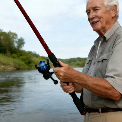 1 Set Teleskop-Angelrute, aus Fiberglas gefertigt, inklusive Angelrolle, Köder, Schwimmer usw. Es ist eine ideale Wahl für Outdoor-Aktivitäten, flache Gewässer, Anfänger und Reisende.