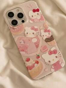 Sanrio Hello Kitty 摇滚卡通可爱女孩手机壳，兼容苹果 15/16 Pro Max，防水防震防摔防刮，也兼容 13/14/15/12/12 Pro/11/11 Pro Max/14 Plus/13 Pro Max/XR/XS Max - 彩色 - 查看 7