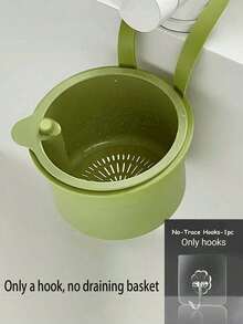 Hands-Free Squeeze-Type Drain Basket, Food Residue Filter, Hanging Kitchen Sink Drain Basket, One-Click Squeeze-Type Drain Basket, Kitchen Plant Rack, Faucet Drain Basket, Standalone Drain Basket, Kitchen Storage Basket, Sponge Drain Basket, Dishcloth Drain Basket