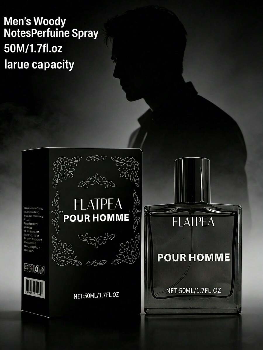 50毫升/1.7液盎司男士奢华古龙水及木质香调香水喷雾 - 持久迷人香气，适合约会/日常/派对，浪漫情侣香氛，提升浪漫情调，完美情人节礼物 - 木質香調 - 查看 1