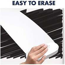 Quartet - Borrador de pizarrón blanca de borrado en seco, 6 x 2-3/8 pulgadas, limpieza máxima premium para marcadores de borrado en seco, incluye soporte magnético para caddy suministros escolares y - Borrador - Ver 3