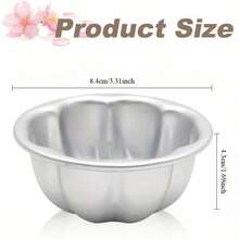 1pc/5pcs/10pcs Petal Shaped Pudding/Jelly Mold, Caramel Jelly Mold, Dessert Mold, Baking Bag Mold, Suitable For Cupcakes And Jelly Molds - Perfect For Home Baking, Ideal For Thanksgiving, Valentine's Day And Family Gatherings - Multicolor - View 14