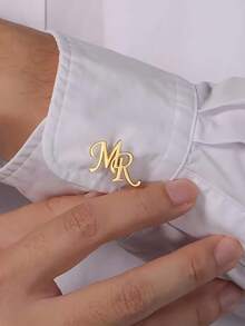 Personalized Groomsmen Cufflinks,Custom Initial Cufflinks For Men,Groomsmen Cufflinks Set,Best Man Gifts,Groomsmen Proposal,Name Cufflinks - Multicolor - View 7