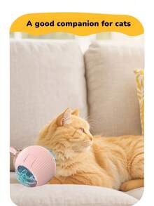 1 quả bóng đồ chơi cho mèo có quỹ đạo khó đoán, bóng trọng lực tương tác, đồ chơi điện tự động cho mèo, bóng thông minh, thích hợp để chơi và giải trí, màu ngẫu nhiên. - Nhiều màu - Xem 8
