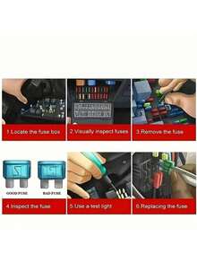 60pcs Car Fuse, Car Small Fuse Insert Type, Car Small Fuse - 60個 - 查看 7