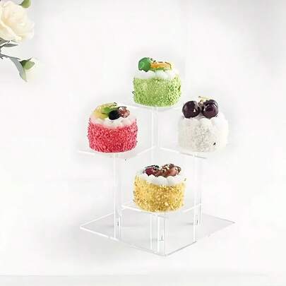 Adjustable Acrylic Book Shelf Display Rack - Suitable For Displaying Albums, Newspapers, Magazines, CDs Etc. - Sturdy And Durable, Space-Saving, Easy To Assemble