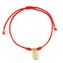 1 chiếc vòng tay thời trang tối giản mặt dây chuyền hình Chúa Jesus màu đỏ, kiểu dáng thắt bím, có thể điều chỉnh kích thước, vòng tay may mắn cho nữ, vòng tay đơn giản thanh lịch, vòng tay tôn giáo, vòng tay đôi, vòng tay bạn bè, quà tặng sinh nhật, quà tặng kỷ niệm. - Nhiều màu - Xem 9