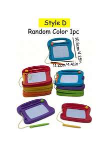 Magnetic Drawing Board For Kids, Cartoon Dinosaur Design, Small Magnetic Doodle Board, Educational Toy, Halloween & Holiday Gift