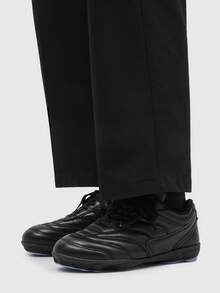 1 Pair Men's Casual Sneakers, Fashion Minimalist Design, Comfortable, Versatile, Non-Slip, - Black - View 3