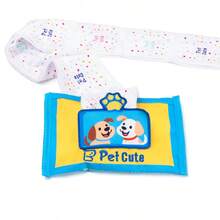 Pet Toys Dog Scent Training Wet Wipes, Chew-Resistant, Hide & Seek, Puzzle, Self-Entertaining, Squeaky Toys - Blue - View 8