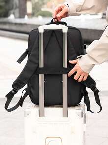 Women's Backpack, Large Capacity Travel Backpack, Commute/School Backpack, Fashionable Laptop Bag, Short-Distance Business Travel Luggage Bag, Meets Ryanair, Wizz Air And Other Airlines' Regulations - Multicolor - View 5