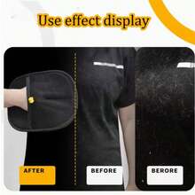 1只宠物毛发去除手套 – 可重复使用的猫狗毛发清洁手套，有效去除地毯、沙发、宠物床和家具上的宠物毛发，易于使用的家用清洁工具