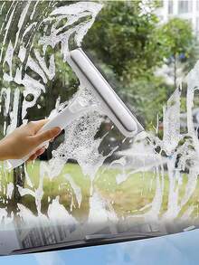 1pc Multifunctional Glass Cleaning Brush With Built-In Spray Bottle And Squeegee, Streak-Free Window Cleaning Tool, Household Cleaning Tool, 3-In-1 Cleaning Scraper, Heavy Duty Window Scraper, Window Cleaning Kit - Multicolor - View 2