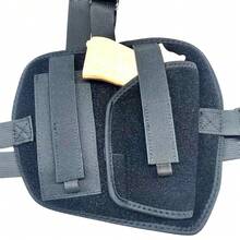 Adjustable Chest Quick-Release Holster, Outdoor CS Airsoft Gun Pouch, Waterproof Concealed Tactical Gun Holster, One Size Fits Most - Black - View 3