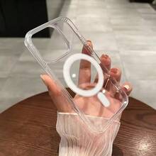 Handyhülle für Apple  17 16 15 14 13 12 Pro Plus Max Magnetisch Klar MagSafe Abdeckung - Transparent - Übersicht 5