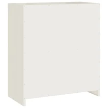 vidaXL Classeur branco 79x40x90 cm cinza - Branco - Ver 6