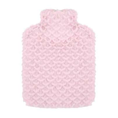 Mermaid Style Hot Water Bottle 500ml Small Hot Water Bottle With Cover Hand Warmer With Soft Premium Faux Fur Cover 2-In-1 Bottles For Cold And Hots Compress Bag For Women Seniors Green