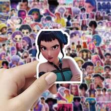 Mattel 104pcs Witch Hunt Kpop Anime Cartoon Graffiti Stickers For Water Cups