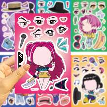 Mattel 8pcs Cartoon Witch Hunting Team Assemble Series Sticker Decals For Phone, Cup, Skateboard, Waterproof PVC, Suitable As Small Gifts For Family And Friends, New Year, Valentine's Day, Easter Gifts - Multicolor - View 4