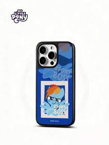 MY LITTLE PONY Official Authorized Pattern Phone Case, Leather Back Phone Case Compatible With Apple 17, 17 Air, 17 Pro, 17 Pro Max, 11, 12, 13, 14, 15, 16 Pro, 16 Pro Max, 14 Plus, 15 Plus, 16 Plus, 15 Pro Max, 16 Pro, 16 Pro Max, XR - Black - View 3