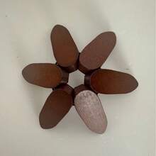 1 Set Of 5pcs Leaf-Shaped "Heat Insulation Tree" - Solid Wood Heat Insulation Pad, High Temperature Resistant Coaster, Wooden "Christmas Tree" Trivet, Pot Holder, Cup Coaster, Modern Minimalist Plate Mat, Ideal Gift For Halloween And Christmas - Multicolor - View 15