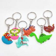 Bộ 6 móc khóa hình khủng long các loại, móc khóa khủng long dễ thương, thích hợp làm phần thưởng trong lớp học, quà tặng học sinh, quà tặng ngày lễ, quà tặng tiệc tùng, trang trí ba lô, nội thất xe hơi, quà tặng nhỏ. - Nhiều màu - Xem 10