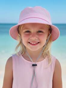 1顶男女儿童轻便渔夫帽，多色可选，四季皆宜，春夏款 - 1PC - 查看 4