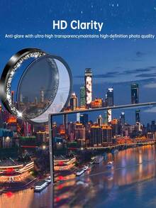 一套亮黑色相机镜头保护膜，兼容 Galaxy S25/S25 Ultra/Z Flip 5/Galaxy Z Fold/Galaxy S23/24 Ultra/A55/A35/A34/A15/A05s/Galaxy Z Flip 6/Galaxy Z Fold 6/Galaxy Z Flip 7/Galaxy Z Fold 7，防水、防震、防摔、防刮、防指纹，全覆盖。 - 黑色 - 查看 3