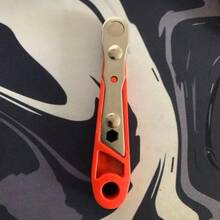 Red Ratchet Screwdriver, Narrow Ratchet Handle Fits Tight Spaces - Bi-Directional Adjustment, Angled Design + Screwdriver Bit, Non-Slip Handle, Suitable For All Seasons, Great Gift. Round Screwdriver Head Fits 80+ Scenarios, Metal & Plastic Material, Manual Operation, No Assembly Required - Multicolor - View 11