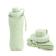 New Creative Silicone Folding Water Cup Outdoor Portable And Scalable Water Cup Sports Water Bottle Travel Water Cup Handy Cup - 粉色 - 查看 4