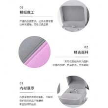 (Red) -  Flocked Earring Gift Boxes Jewellery Box,Rings Boxes (Red),38186036 - Champán - Ver 6