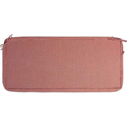 Fundas de cojín para banco de patio para muebles de exterior con corbatas, resistente al agua, funda de cojín para sofá de dos plazas y sofá/sillín, 48 x 18 x 3 pulgadas, para porche,,38205785