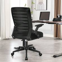 ALFORDSON Mesh Office Chair Executive Computer Fabric Seat Racing Work - 黑色 - 查看 4