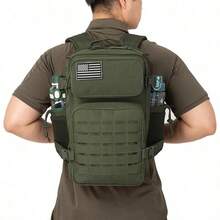 11.89gal Waterproof Pack Rucksack 3 Day Bug Out Bag, Includes Two Flags And Two Carabiner - Multicolor - View 3