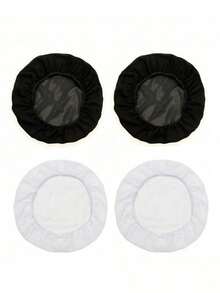 4 piezas Gorros de malla para dormir para cabello rizado, gorros de malla para dormir por la noche, redecilla para rulos, redecilla elástica para gorro de dormir de mujer - Multicolor - Ver 10