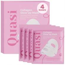 4PCS Quasi Bio-Collagen Face Mask Overnight – Hydrating Korean Sheet Mask – Niacinamide & Low Molecular Collagen – Firming & Smoothing Skincare For All Skin Types – 4 Masks - 維生素 C - 查看 1