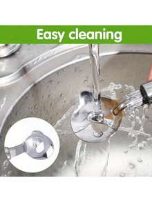 1pcs Spoon Cactus Peeler, Multi-Function Pelador De Nopales Con Espinasstainless Steel Cactus Peeler Tool Noodle Cutter Knife With Hole With Long Handle For Kitchen Gadgets Accessory - Bạc-1 chiếc - Xem 3