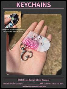 Straykid/SK/Do It,KPOP SK STYLE Acrylic KEY CHAINS, STAY ,Bag Charm, Car Keychain Pendant Keychain Holder Key Ring Mobile Phone Bag Hanging Gifts, Aesthetic Keychain, Special Gifts For Friends - Double-sided Printing Requires You to Peel Off the Film Yourself. - View 8