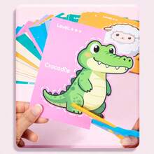 儿童剪纸手册 DIY 幼儿园手册 专注力训练 制作儿童剪纸 趣味折纸玩具 锻炼专注力 手部精细动作 益智玩具 亲子互动桌面玩具 入门级男孩女孩动手材料玩具 幼儿园儿童剪纸手册 DIY 材料包 手眼协调精细动作专注力训练玩具 - 彩色 - 查看 12