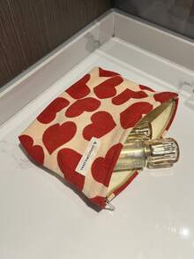 One Large Red Heart-Shaped Makeup Bag Portable Travel Bag Storage Makeup Organizer Makeup Case Makeup Travel Toiletry Organizer Essentials Gifts Storage Zipper Accessories Nail, Makeup Bag, Make Up Bag, Makeup Bags, Cosmetic Bag, Makeup Organiser, Makeup Pouch, Bag, Vanity, Make Up Pouch, Pouch Bag, Small Makeup Bag, Makeup Pouch, Cosmetic Bag, Large Capacity, Large Makeup Bag, Christmas Gifts, Pouch, Gifts For Women, Pouch / Small Handbag, Makeup Organizer, Pouch, Brush Holder, Mini Pouch, Large Capacity Pouch, Gifts For Women, Christmas Gifts, Gift Ideas For Women - 紅桃心 - 查看 4