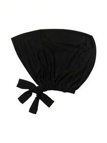 2PCS Women's Hijab Undercap Set - Versatile Base Cap & Chiffon Scarf Combo For Ramadan, Perfect To Match Abayas