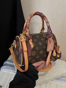 Bolso de mano nuevo y de moda, con un diseño minimalista y vintage, bolso de hombro y bandolera, de elegancia exquisita, tipo bolso de Boston, adecuado para compras, ir al trabajo, citas, viajes diarios y talla grande ocasiones.