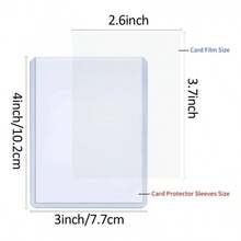 Estuche rígido   para tarjetas TCG  Magic, 100 piezas, calidad premium - Genérico - Ver 4