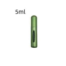 Refillable Mini Perfume Bottle Portable Cosmetic Bottle Spray Bottle Atomizer Spray Container Travel Refillable Bottles 8ml /5ml - 5ml Màu xanh lá cây mờ - Xem 2