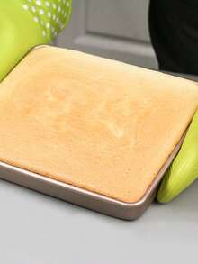 1 Stück tiefe Backform, 9/11/13 Zoll antihaftbeschichtete tiefe Kuchenform mit extra Höhe, rechteckige Kuchenform aus Kohlenstoffstahl, Backform für Truthahn, geeignet zum Backen von Bisquitkuchen, Biskuitrollen, Keksen, Brot, Kuchen, Lasagne, Brownies, Haushaltsbackzubehör, verwendbar zum Backen von Kuchen, im Ofen, zum Braten und in der Toastmaschine - Verschiedenfarbig - Übersicht 6